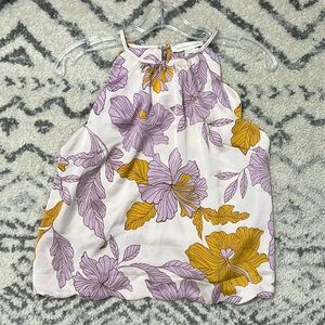 Monteau LA Floral Halter Top